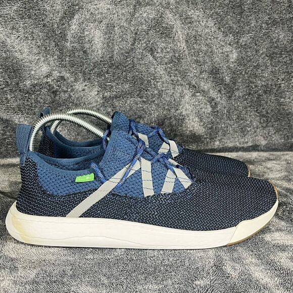 Sanuk Chiba Quest Lace SE Navy Men’s Size 9 - Picture 1 of 7